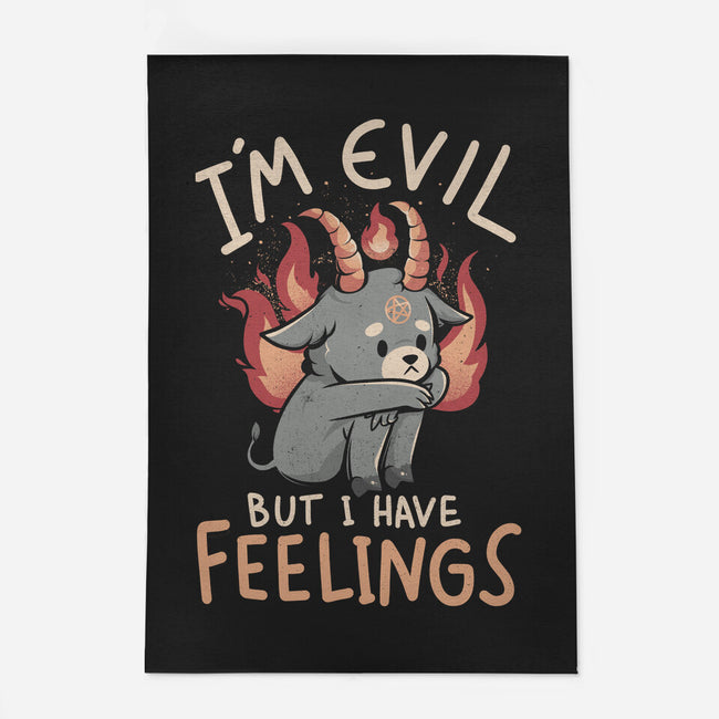 I'm Evil But I Have Feelings-none outdoor rug-eduely