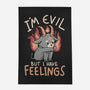 I'm Evil But I Have Feelings-none outdoor rug-eduely