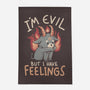 I'm Evil But I Have Feelings-none outdoor rug-eduely