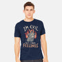 I'm Evil But I Have Feelings-mens heavyweight tee-eduely