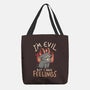 I'm Evil But I Have Feelings-none basic tote-eduely