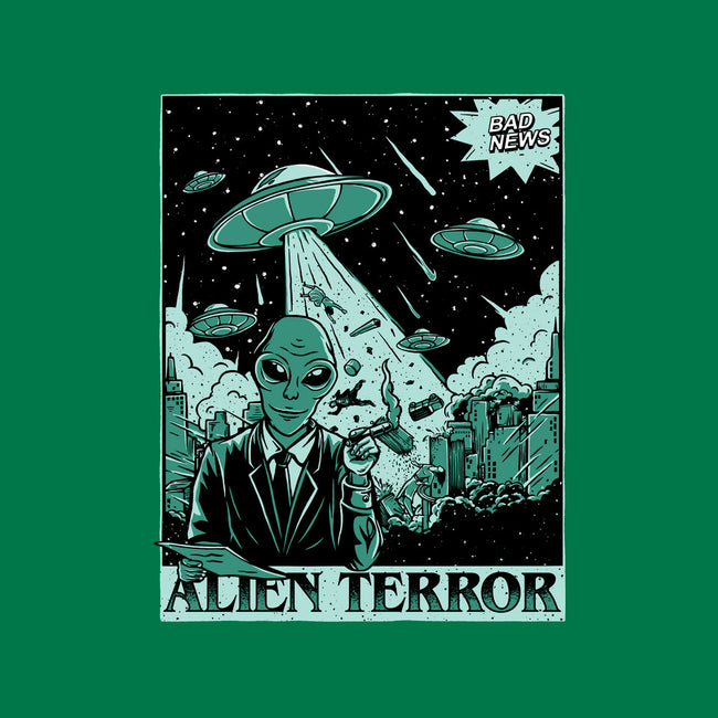 Alien Attacks The City-none matte poster-Slikfreakdesign