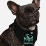 Alien Attacks The City-dog bandana pet collar-Slikfreakdesign
