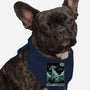 Alien Attacks The City-dog bandana pet collar-Slikfreakdesign