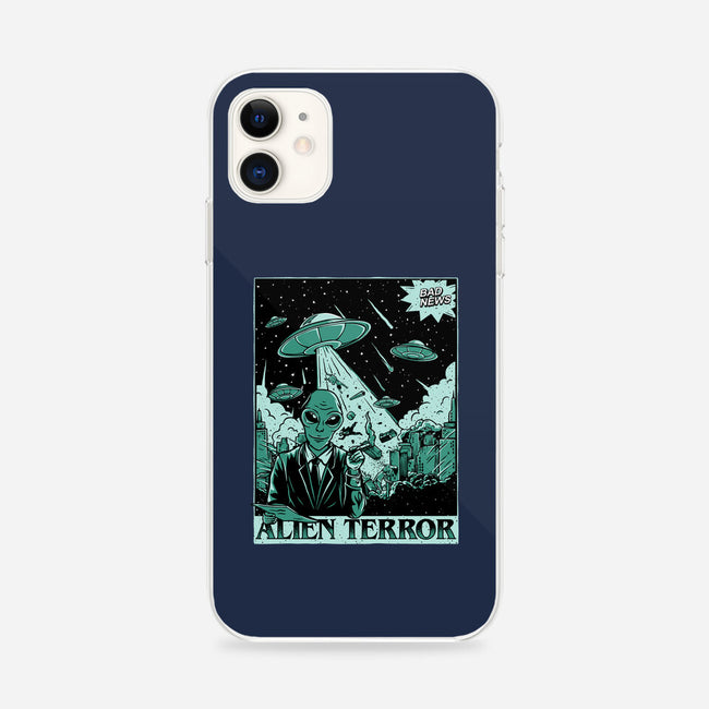 Alien Attacks The City-iphone snap phone case-Slikfreakdesign