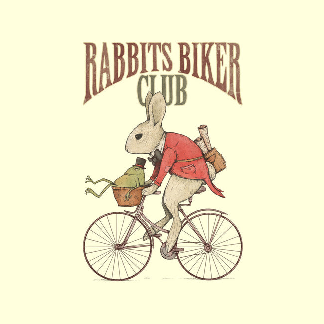 Rabbits Biker Club-none polyester shower curtain-Mike Koubou