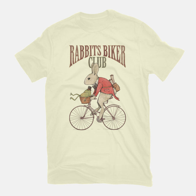 Rabbits Biker Club-mens basic tee-Mike Koubou