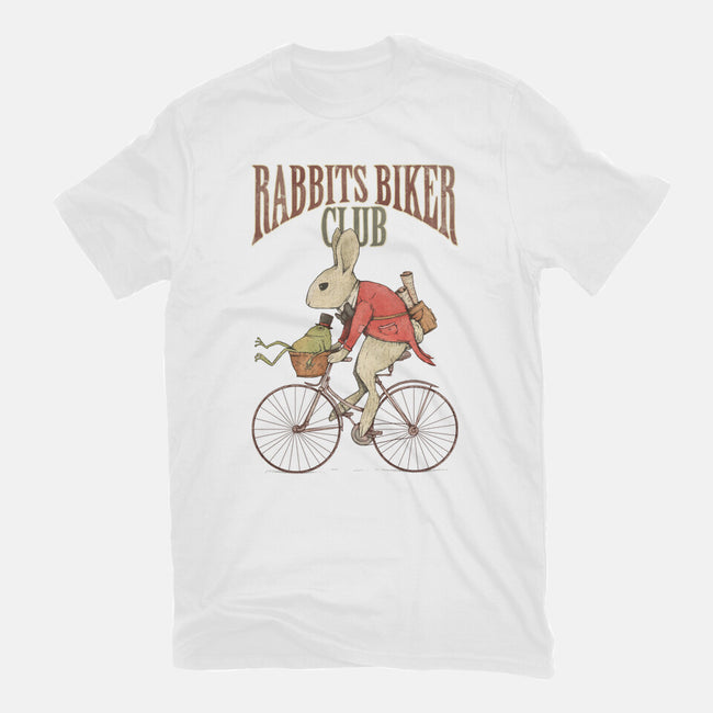 Rabbits Biker Club-mens basic tee-Mike Koubou