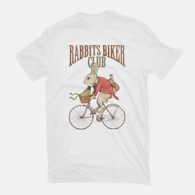 Rabbits Biker Club-womens basic tee-Mike Koubou