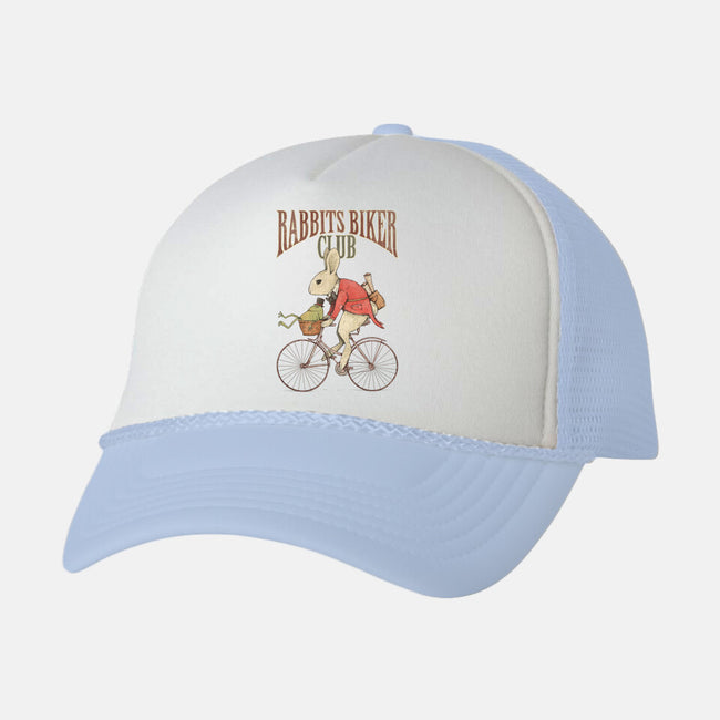 Rabbits Biker Club-unisex trucker hat-Mike Koubou