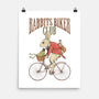 Rabbits Biker Club-none matte poster-Mike Koubou