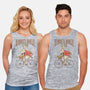 Rabbits Biker Club-unisex basic tank-Mike Koubou