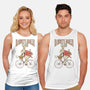 Rabbits Biker Club-unisex basic tank-Mike Koubou