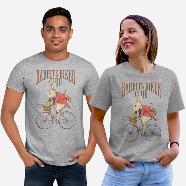Rabbits Biker Club-unisex basic tee-Mike Koubou