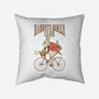 Rabbits Biker Club-none removable cover throw pillow-Mike Koubou