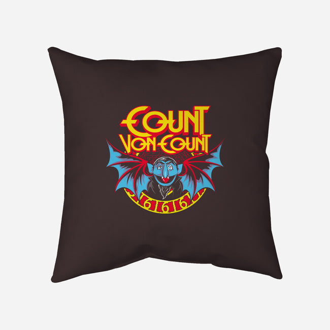 The Count-none removable cover w insert throw pillow-CappO