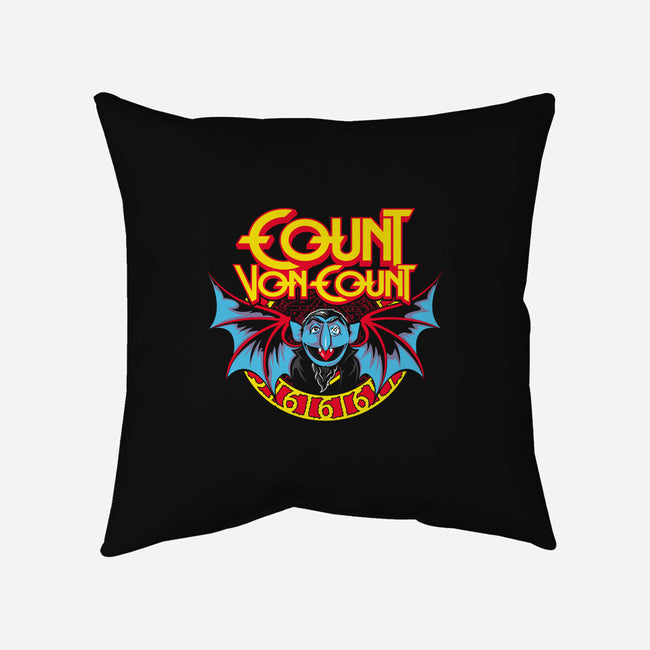 The Count-none removable cover throw pillow-CappO
