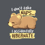 Bear Takes Naps-none stretched canvas-NemiMakeit