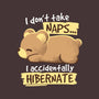 Bear Takes Naps-none removable cover w insert throw pillow-NemiMakeit