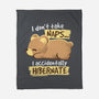 Bear Takes Naps-none fleece blanket-NemiMakeit