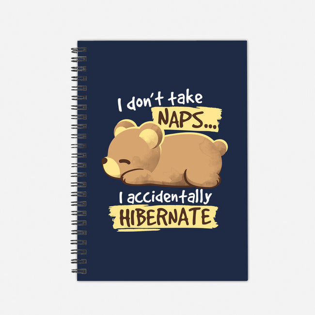 Bear Takes Naps-none dot grid notebook-NemiMakeit