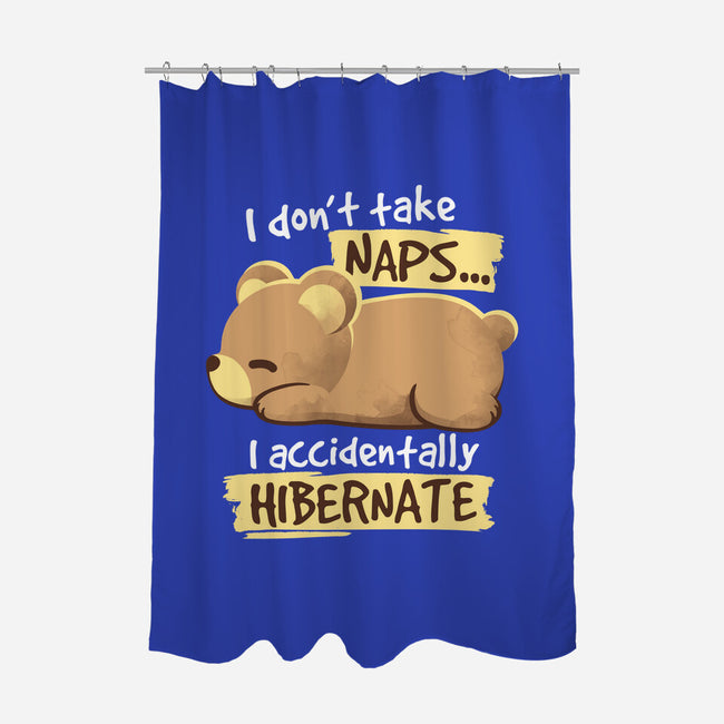 Bear Takes Naps-none polyester shower curtain-NemiMakeit