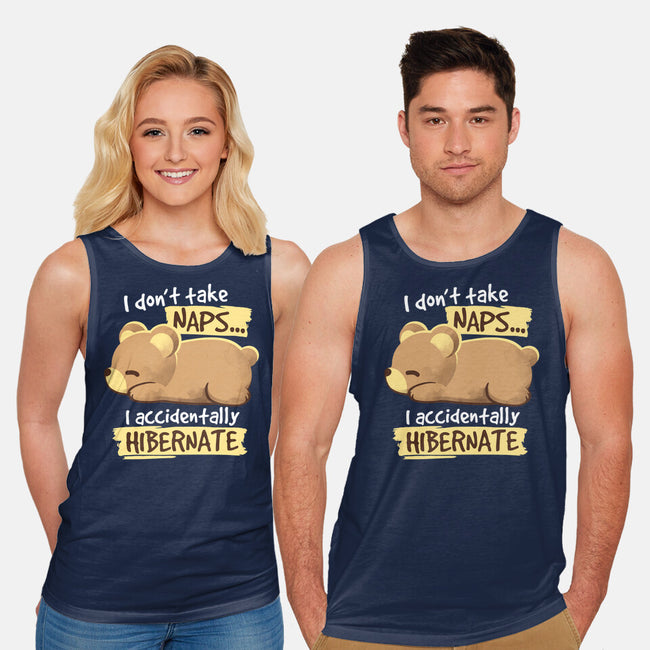 Bear Takes Naps-unisex basic tank-NemiMakeit