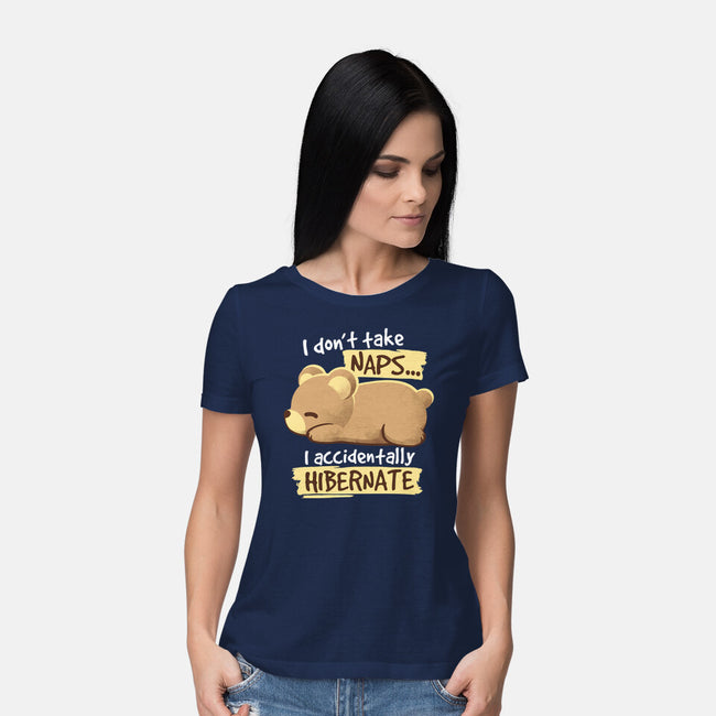 Bear Takes Naps-womens basic tee-NemiMakeit