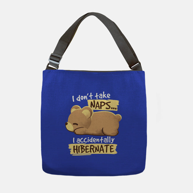 Bear Takes Naps-none adjustable tote-NemiMakeit