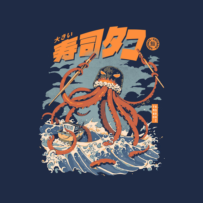 Black The Tako Sushi-womens basic tee-ilustrata