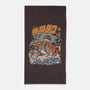 Black The Tako Sushi-none beach towel-ilustrata