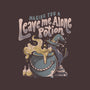 Leave Me Alone Potion-none removable cover w insert throw pillow-eduely