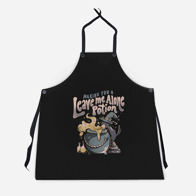 Leave Me Alone Potion-unisex kitchen apron-eduely