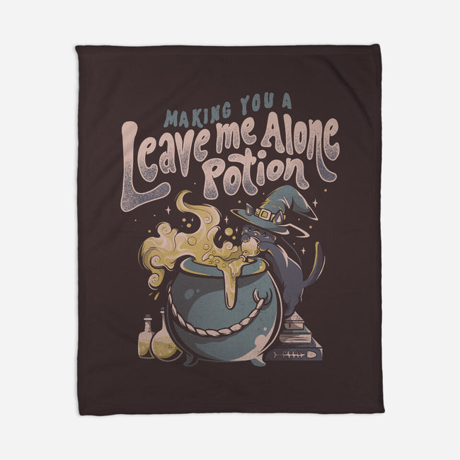 Leave Me Alone Potion-none fleece blanket-eduely