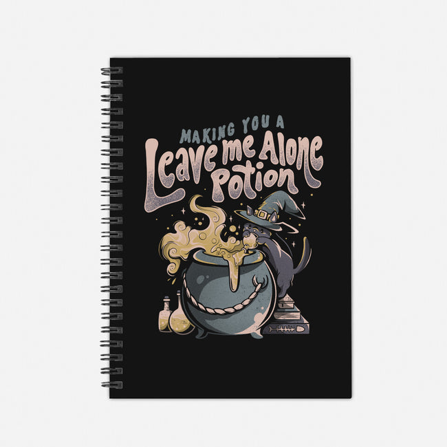 Leave Me Alone Potion-none dot grid notebook-eduely