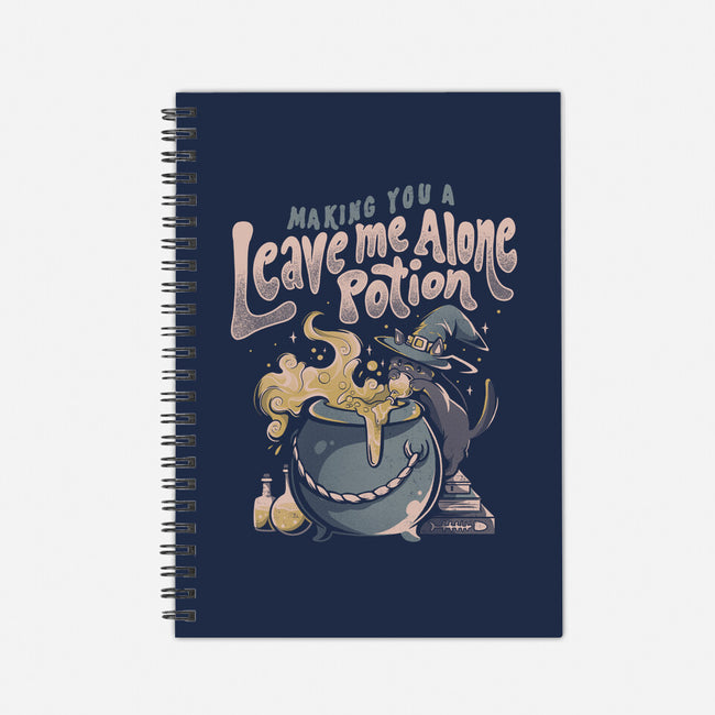 Leave Me Alone Potion-none dot grid notebook-eduely