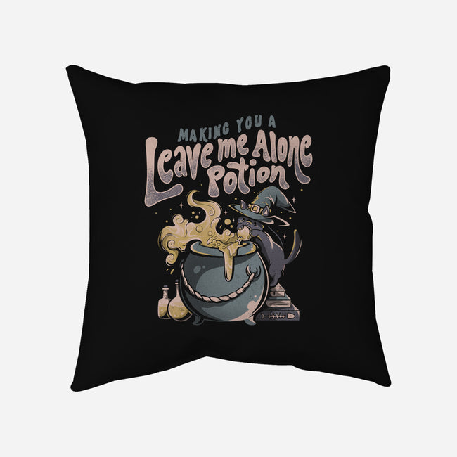 Leave Me Alone Potion-none removable cover w insert throw pillow-eduely
