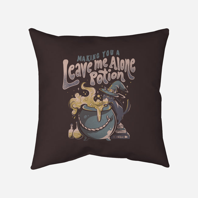 Leave Me Alone Potion-none removable cover w insert throw pillow-eduely