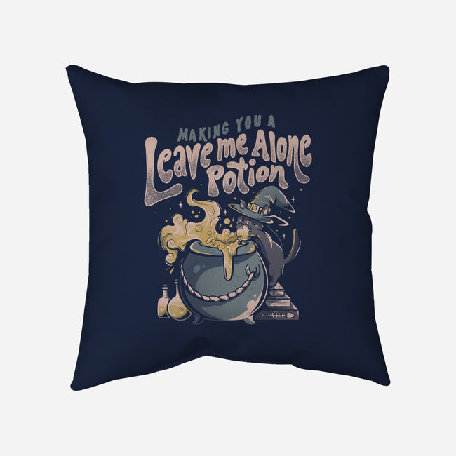 Leave Me Alone Potion-none removable cover w insert throw pillow-eduely