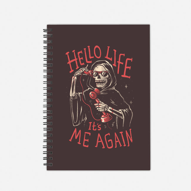 Death Call-none dot grid notebook-eduely