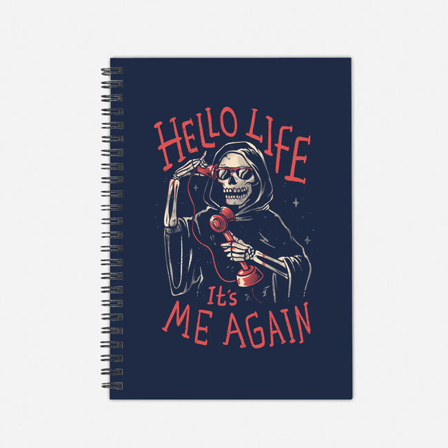 Death Call-none dot grid notebook-eduely