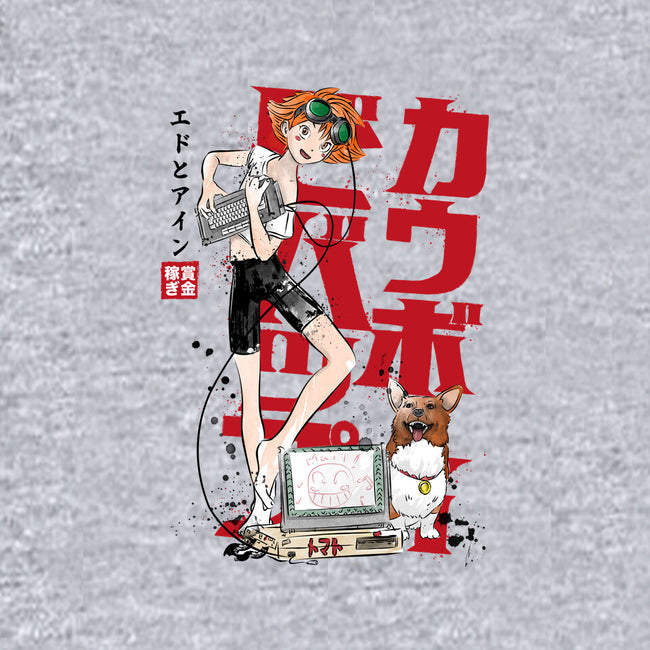 Ed And Ein Sumi-E-mens long sleeved tee-DrMonekers
