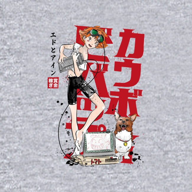 Ed And Ein Sumi-E-unisex basic tank-DrMonekers