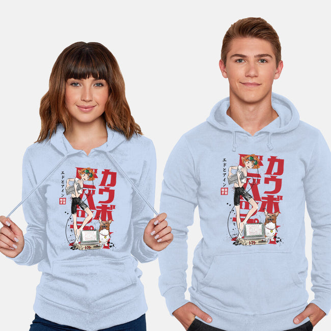 Ed And Ein Sumi-E-unisex pullover sweatshirt-DrMonekers