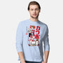 Ed And Ein Sumi-E-mens long sleeved tee-DrMonekers