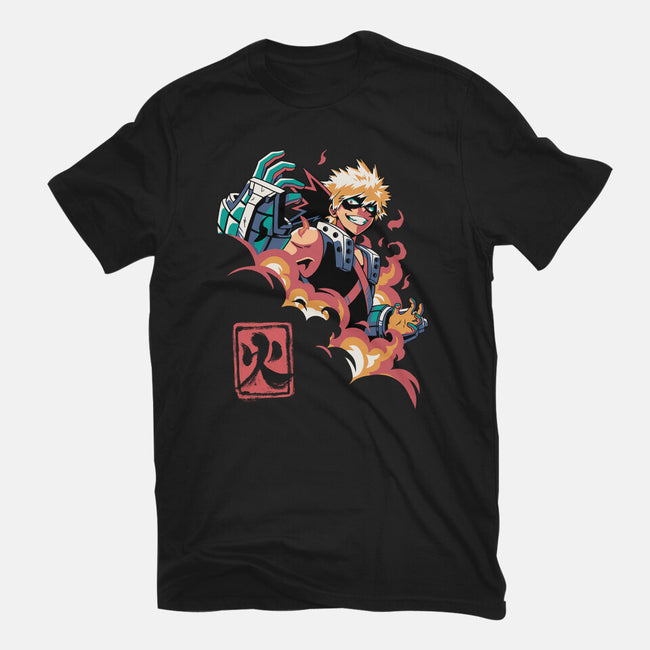 Explosion Hero-mens heavyweight tee-Corgibutt