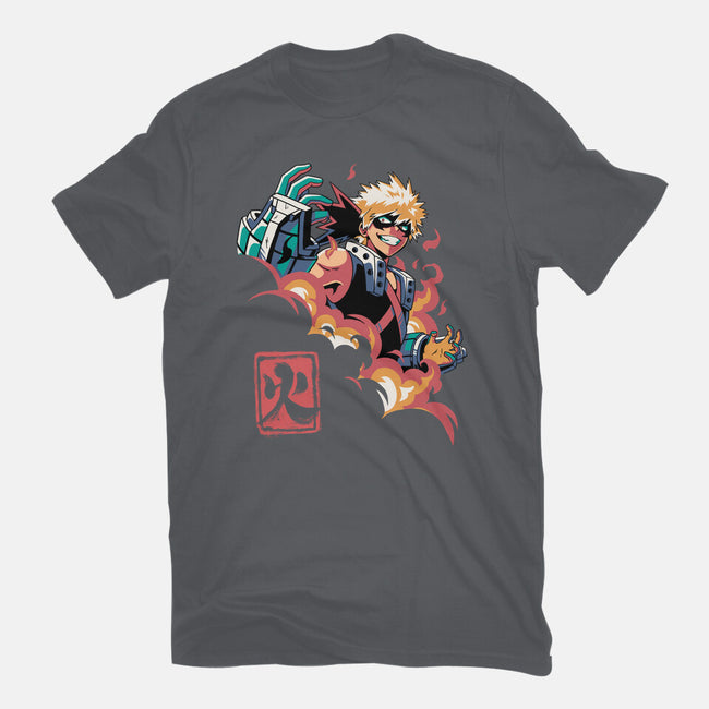 Explosion Hero-womens basic tee-Corgibutt