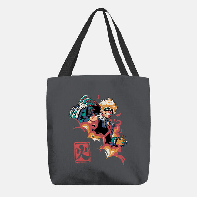 Explosion Hero-none basic tote-Corgibutt