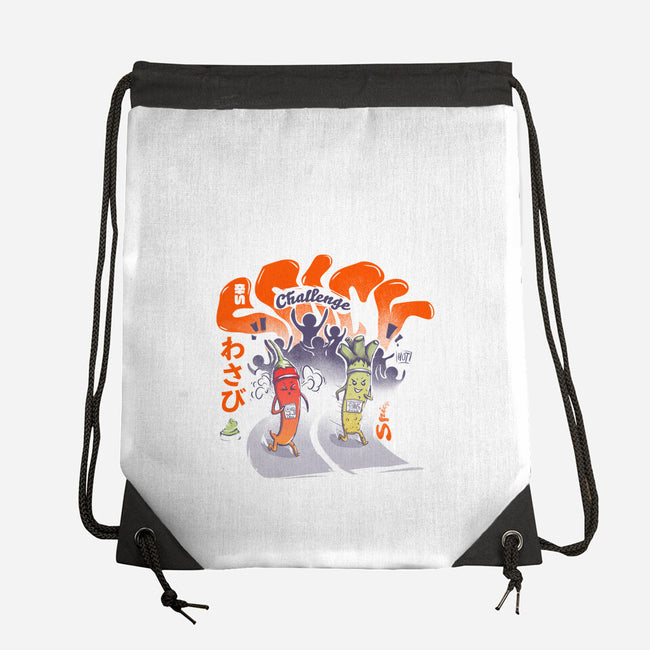 Spicy Challenge-none drawstring bag-IKILO