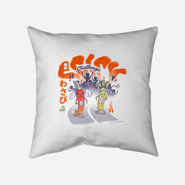 Spicy Challenge-none removable cover w insert throw pillow-IKILO